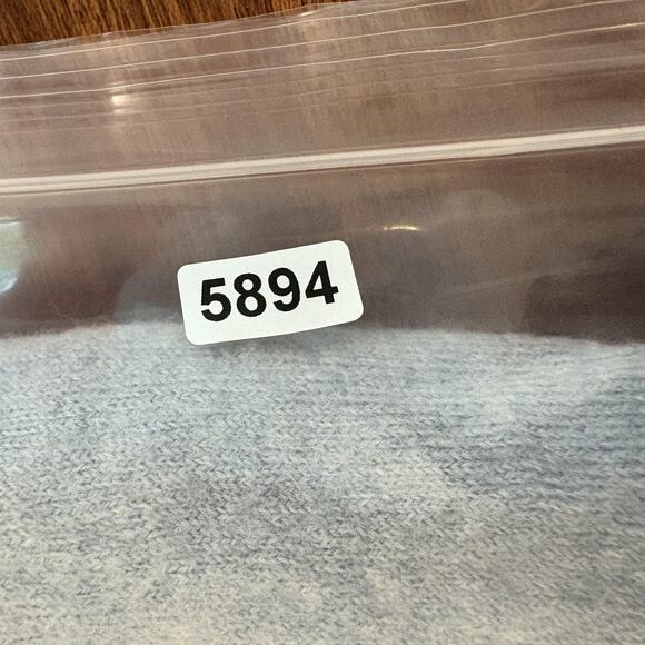 Peter Millar Sweater Vest Men Medium Light Blue Merino Wool Knit V-Neck Classic - Picture 11 of 11